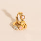 Hawaii 3D Huggie Hoop Earrings
