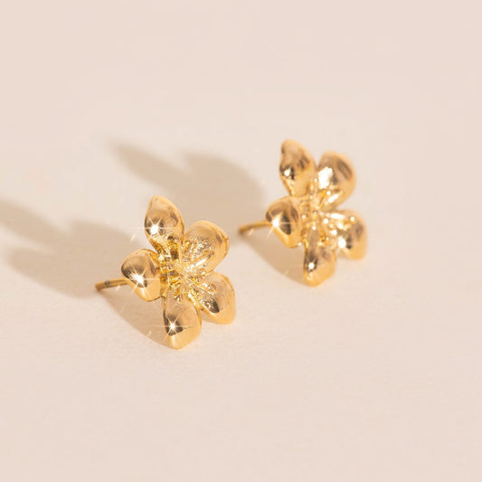 Hibiscus Stud Earrings