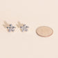 Mini Hibiscus Stud Earrings