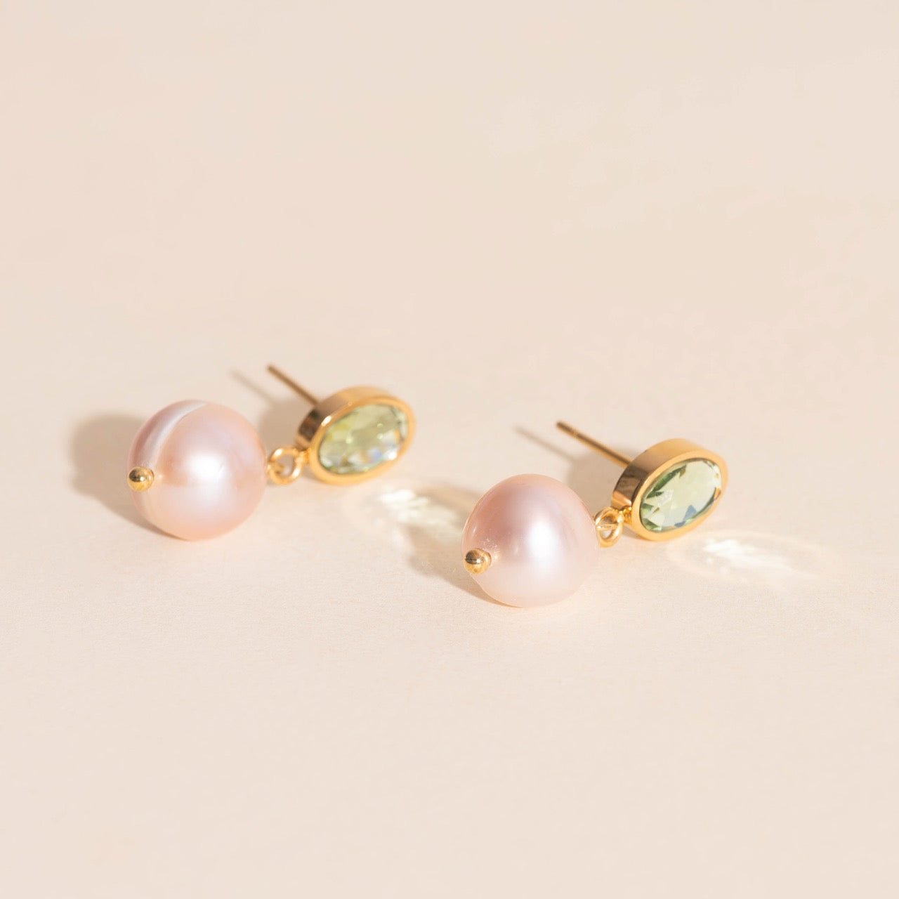 Blush Grove Stud Earrings