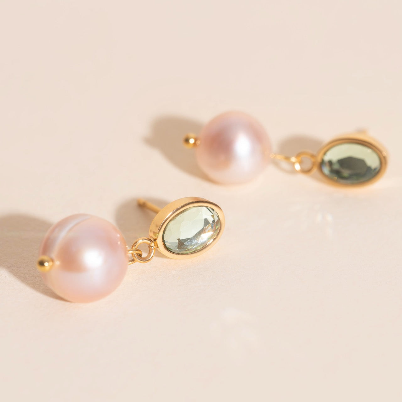 Blush Grove Stud Earrings