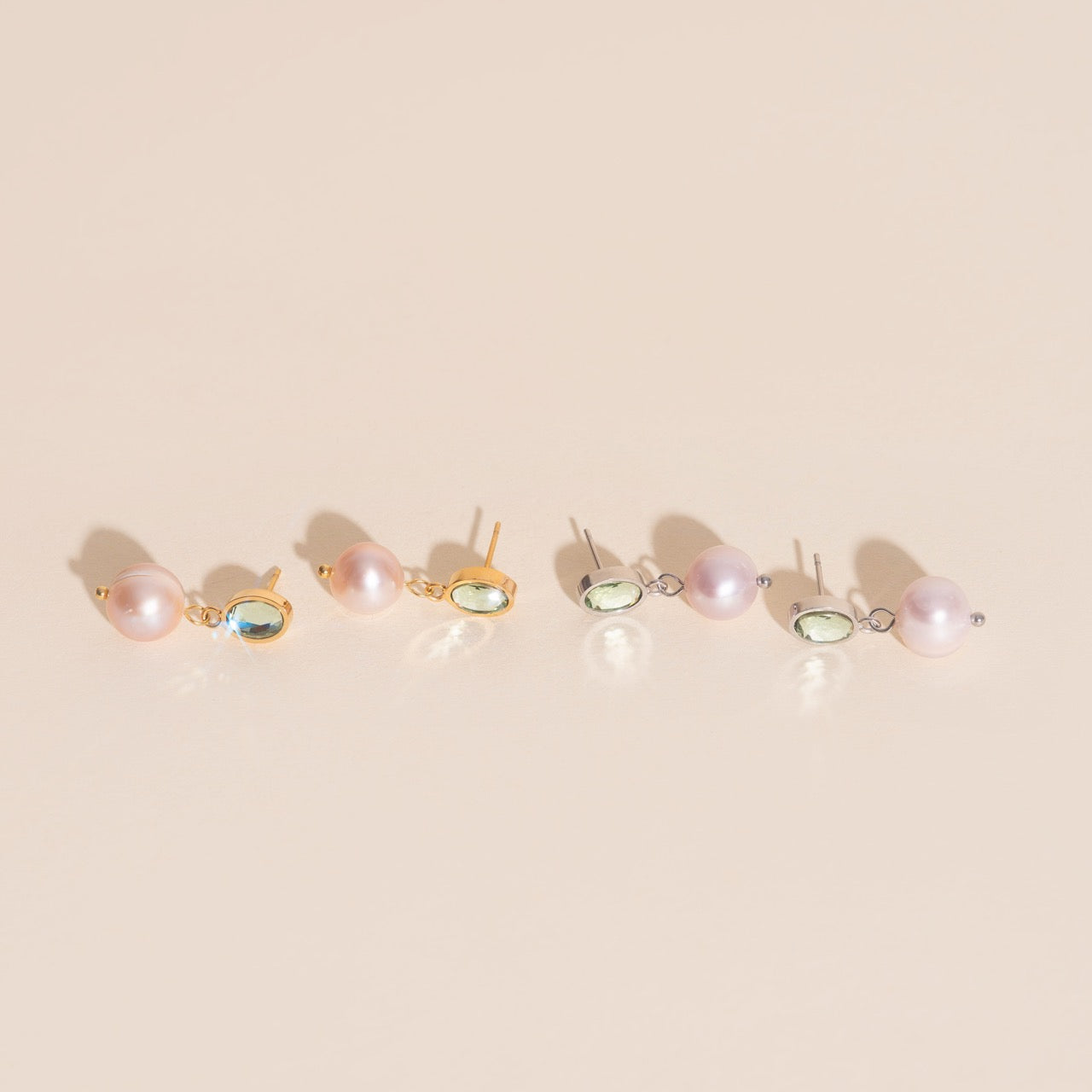 Blush Grove Stud Earrings