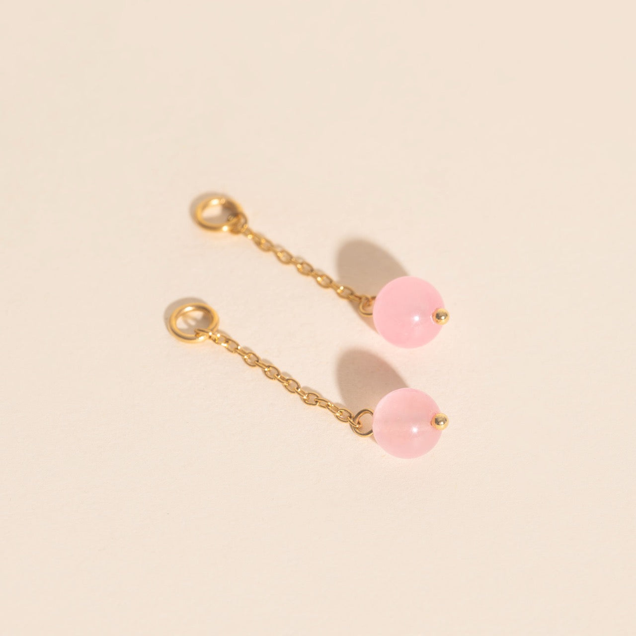 Love Chain Huggie Hoop Charms