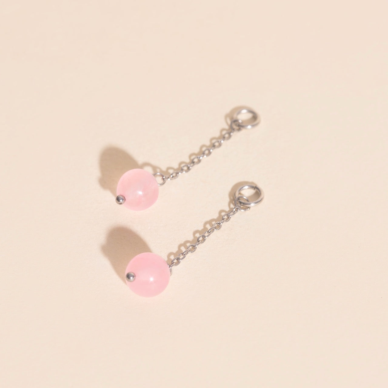 Love Chain Huggie Hoop Charms