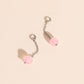 Love Chain Huggie Hoop Charms
