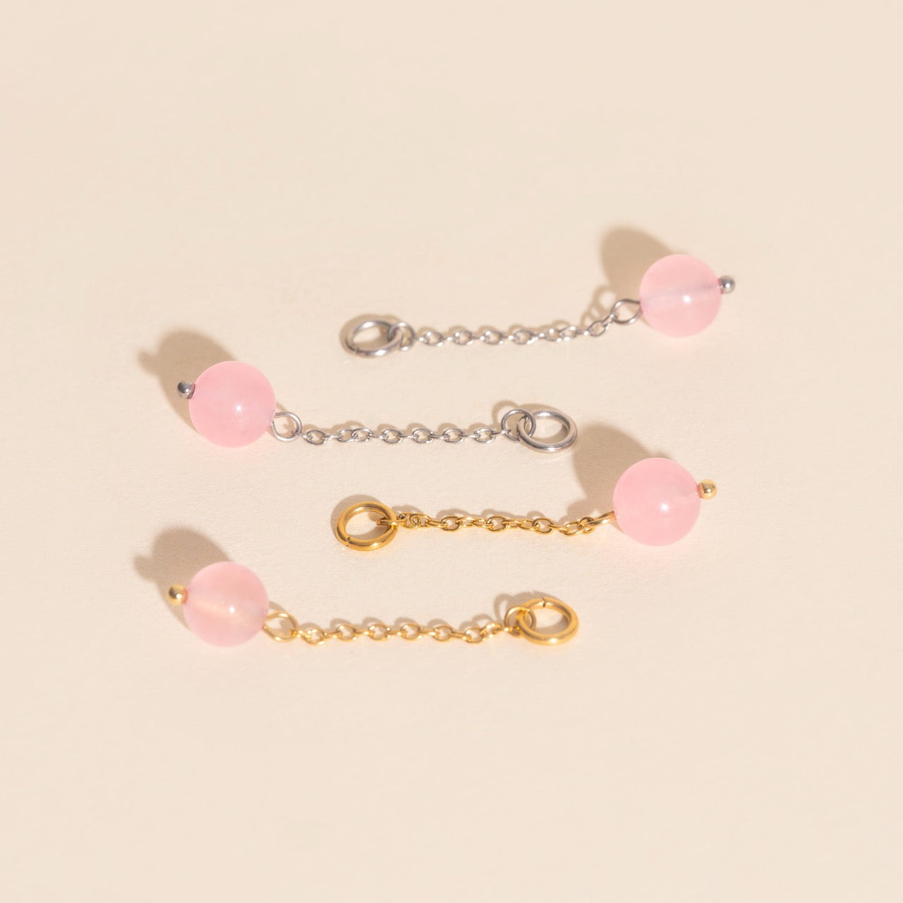 Love Chain Huggie Hoop Charms