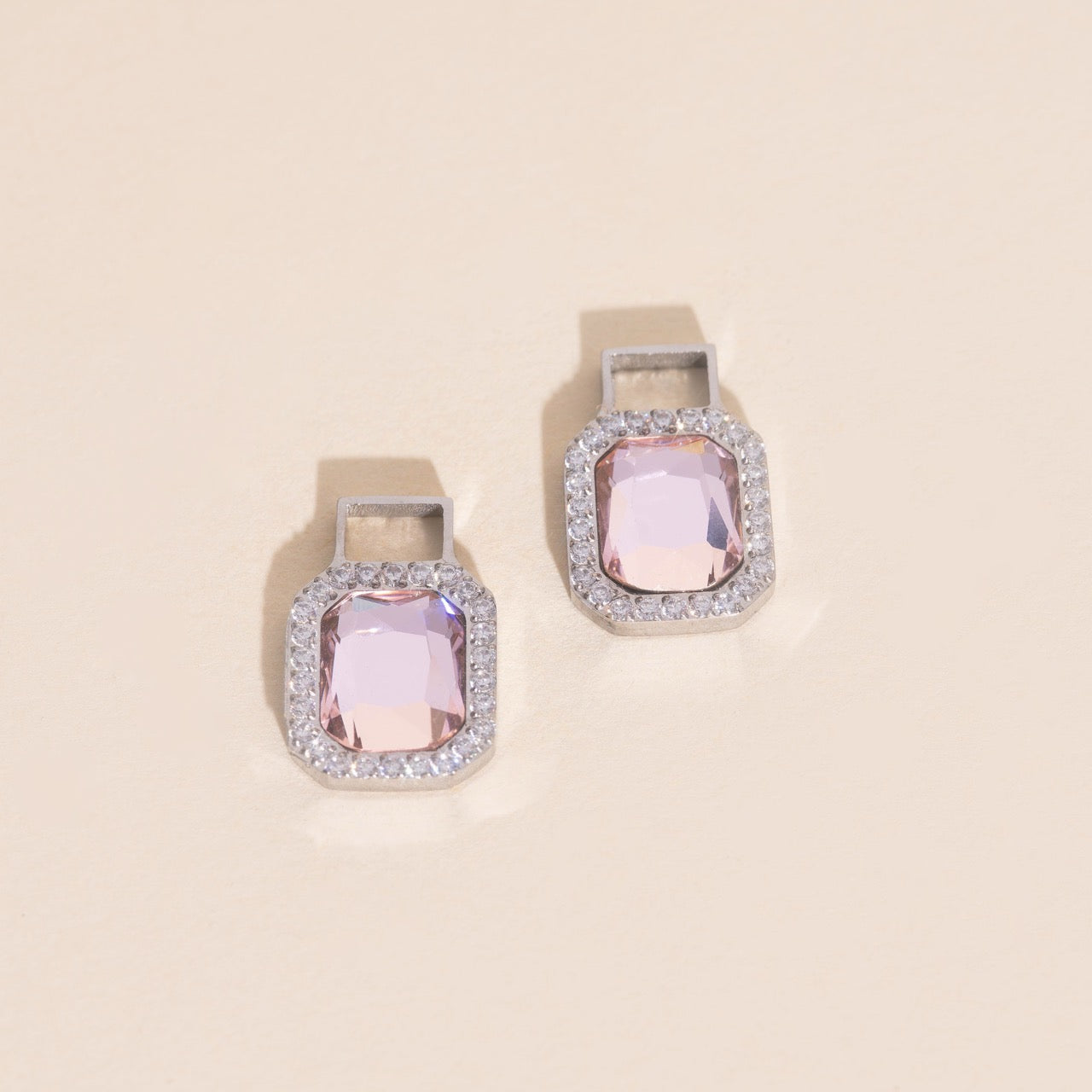 Pretty Princess Chunky Huggie Hoop Charms