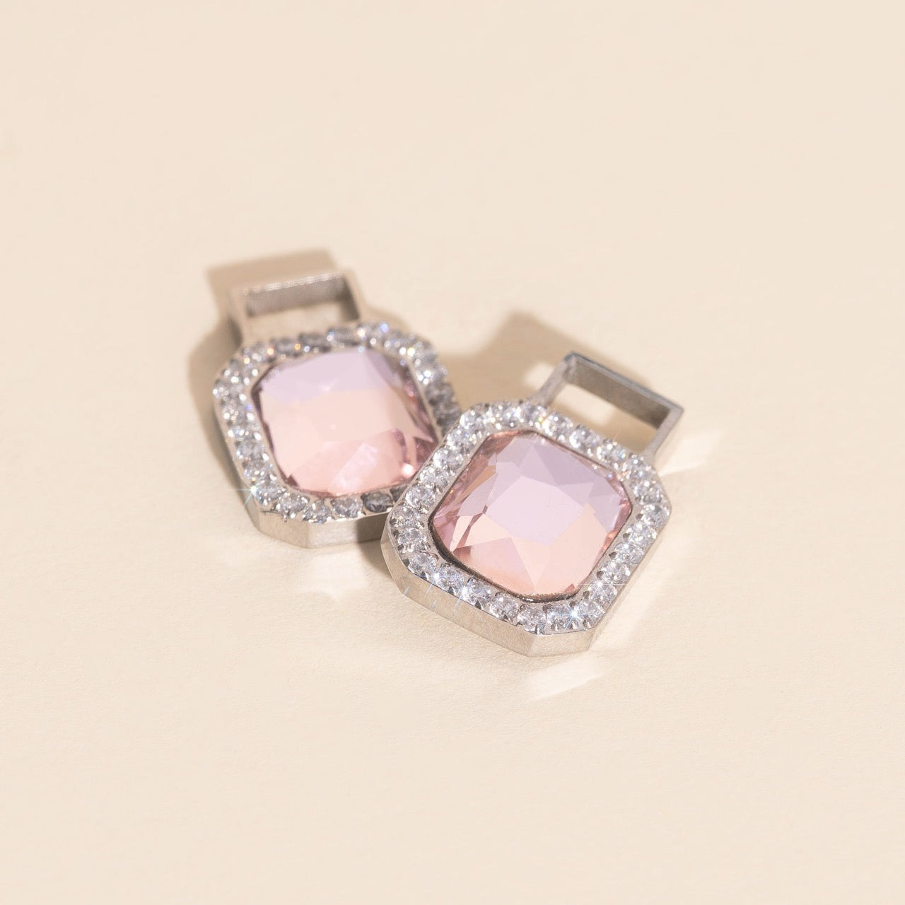 Pretty Princess Chunky Huggie Hoop Charms