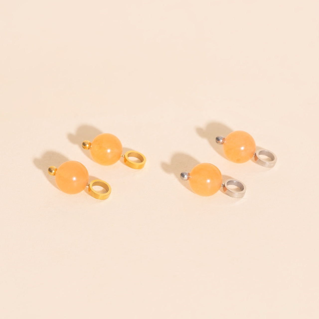 Aura Huggie Hoop Charms