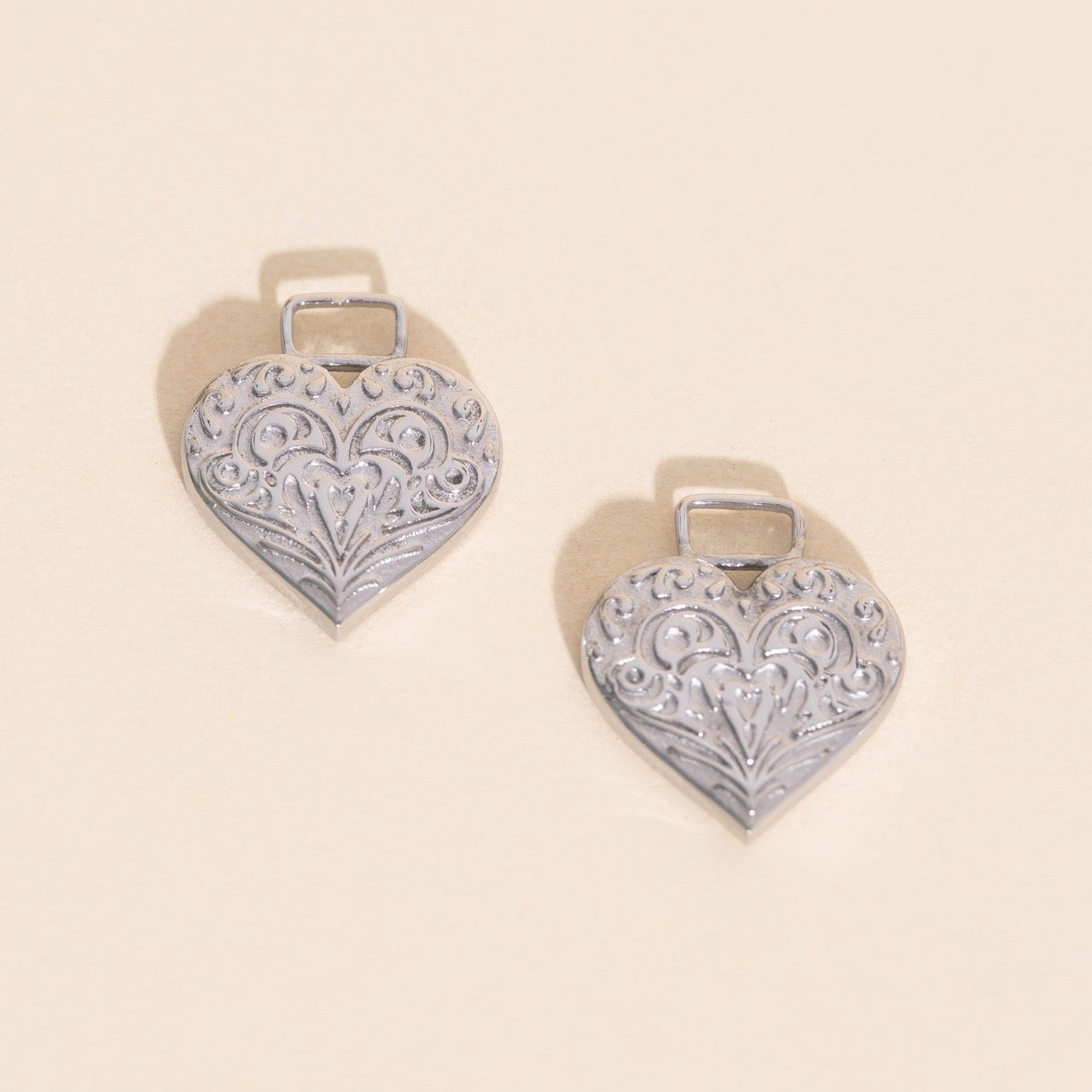 Actually Romantic Chunky Huggie Hoop Charms