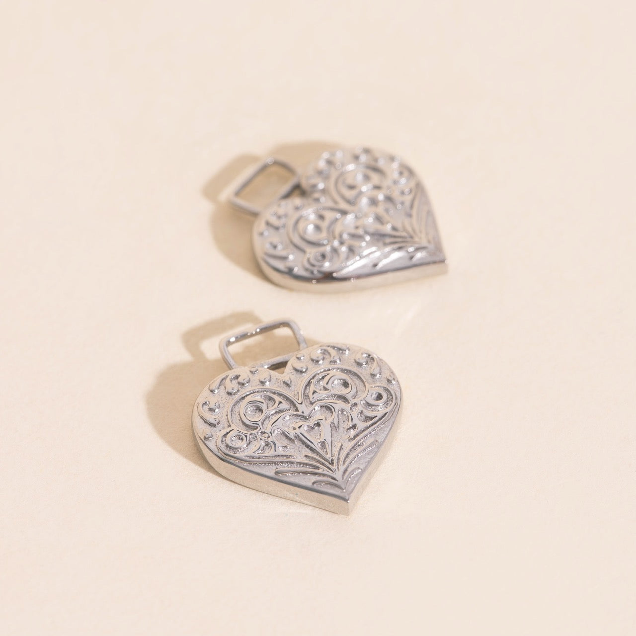 Actually Romantic Chunky Huggie Hoop Charms