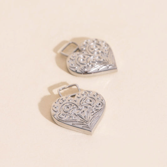 Actually Romantic Chunky Huggie Hoop Charms