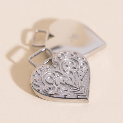 Actually Romantic Chunky Huggie Hoop Charms