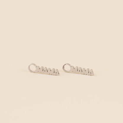 Mama Huggie Hoop Charms