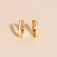 Color Huggie Hoop Earrings