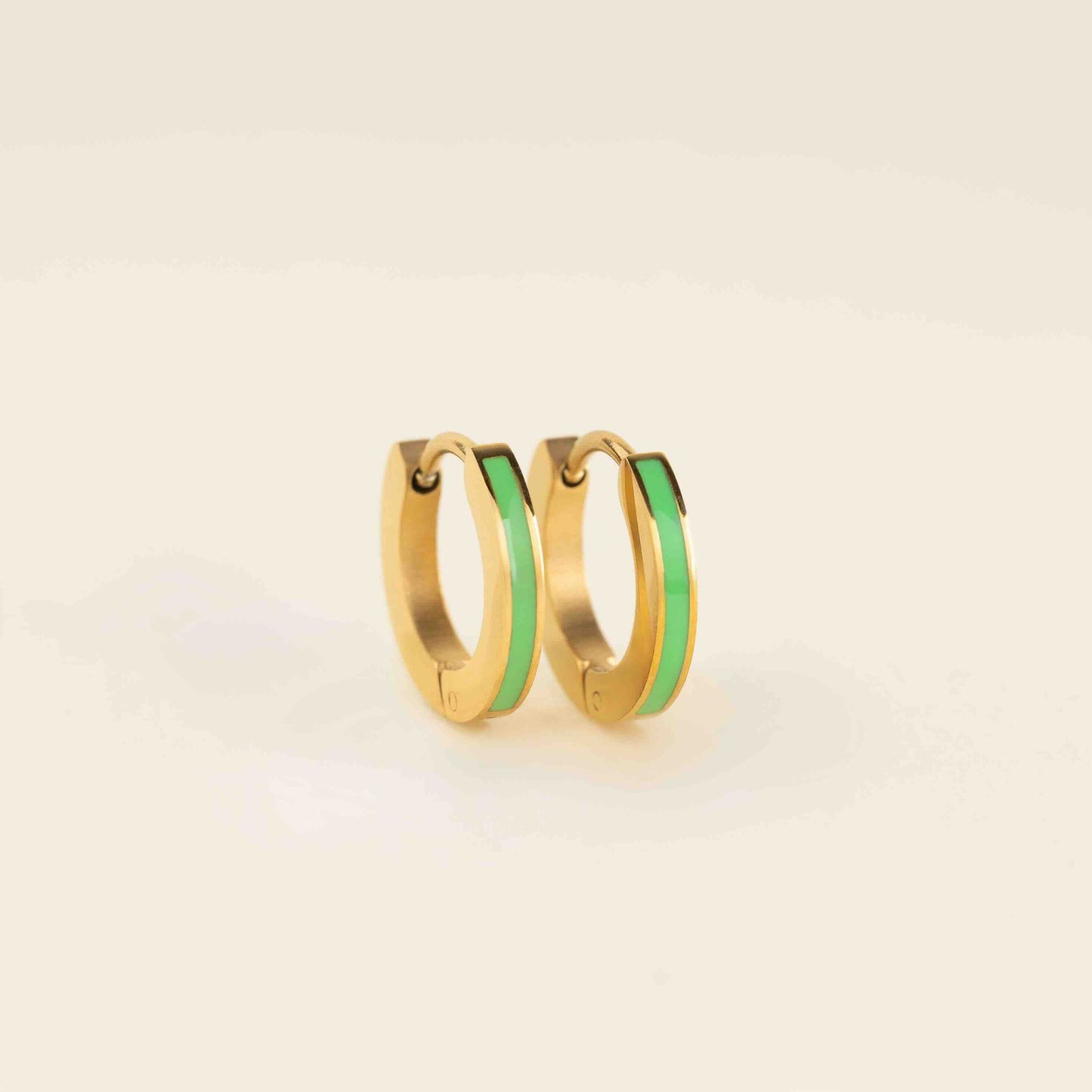 Color Huggie Hoop Earrings