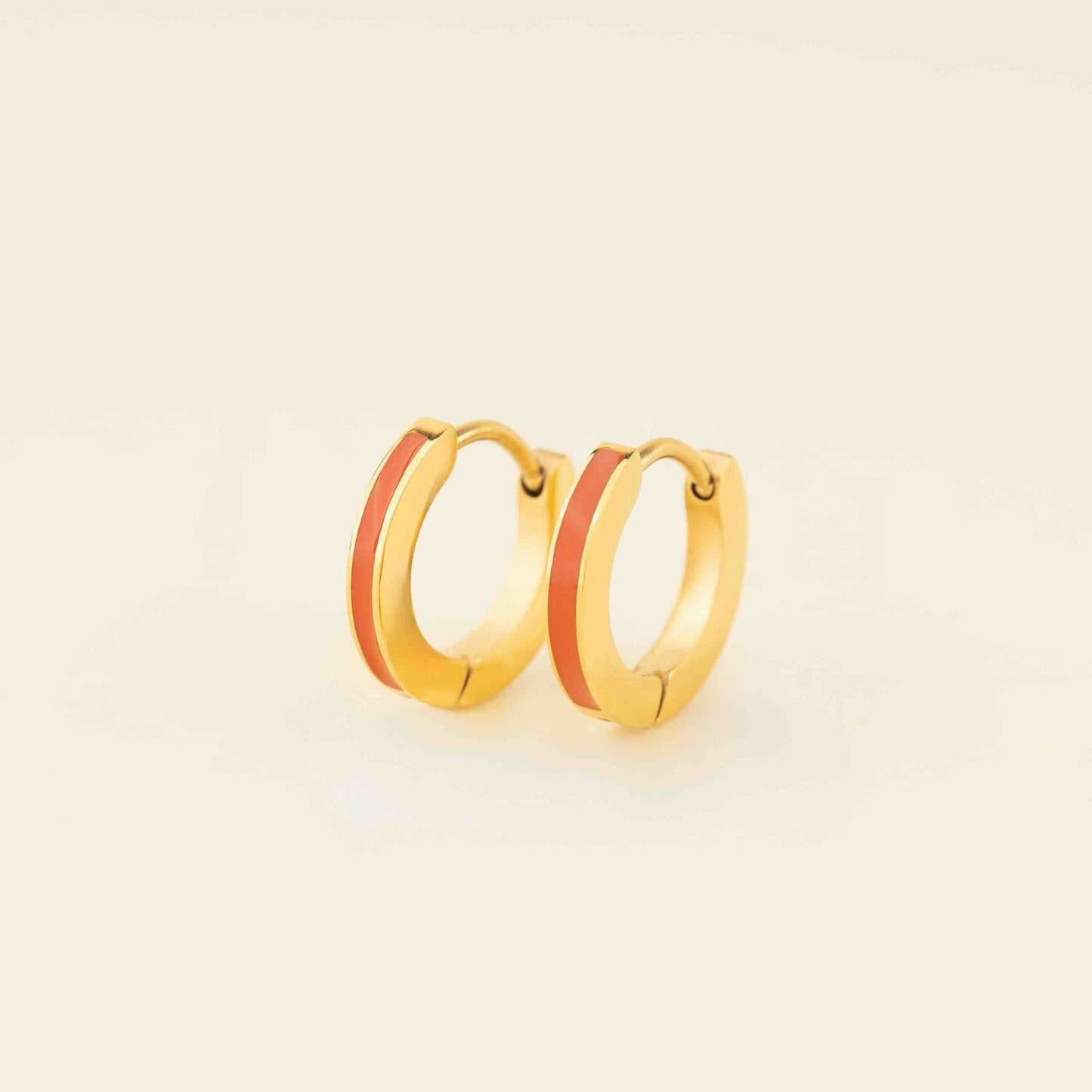 Color Huggie Hoop Earrings