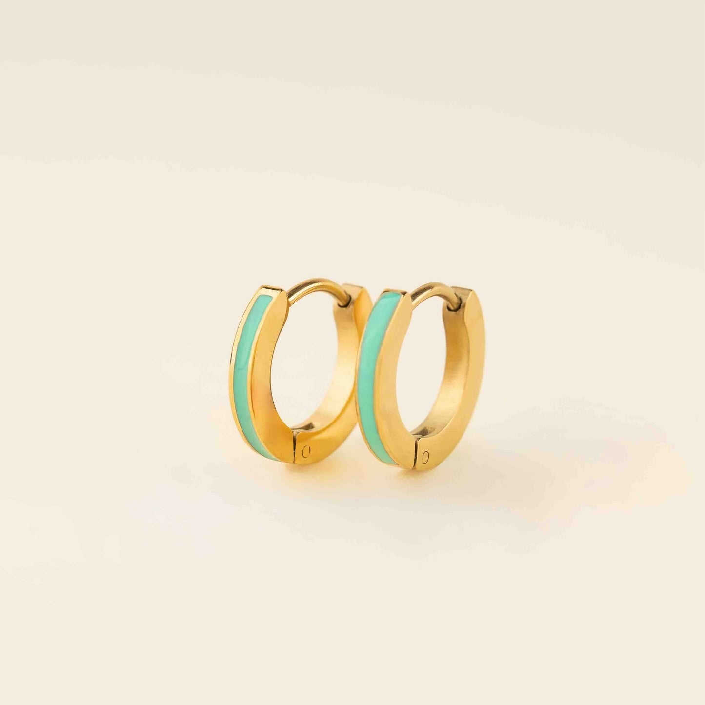 Color Huggie Hoop Earrings