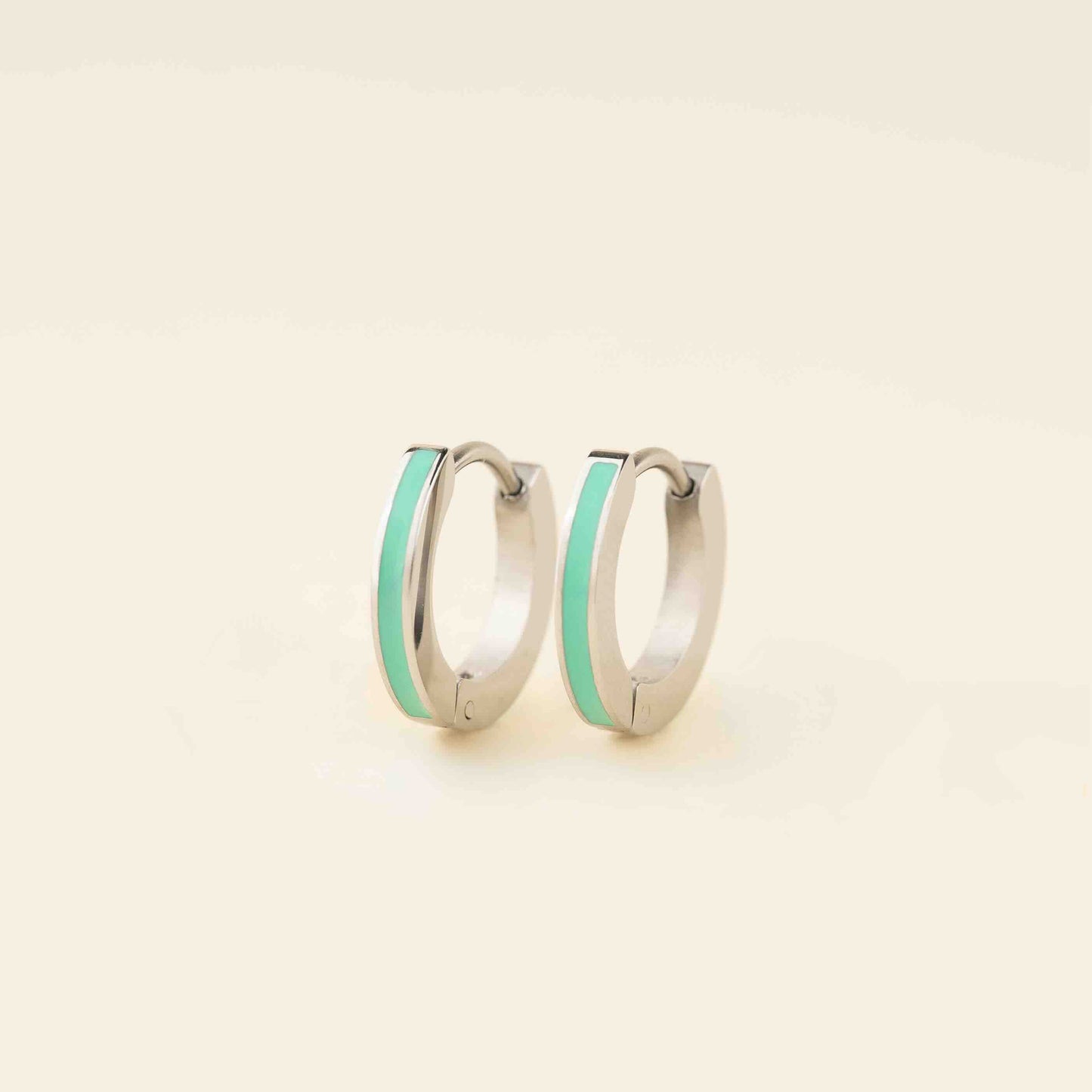 Color Huggie Hoop Earrings