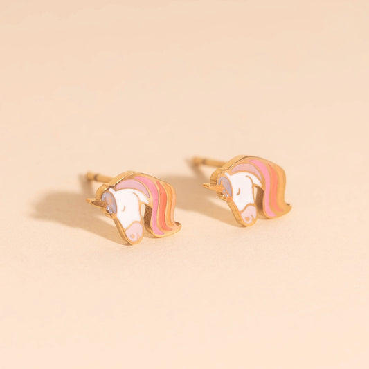 Unicorn Stud Earrings