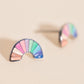 Pastel Rainbow Stud Earrings