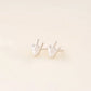 I Love You Stud Earrings