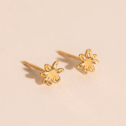 Mini Basic Flower Stud Earrings