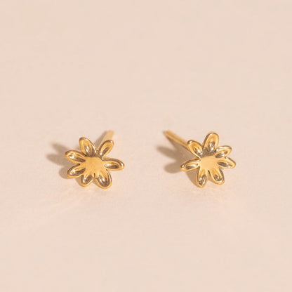 Mini Basic Flower Stud Earrings