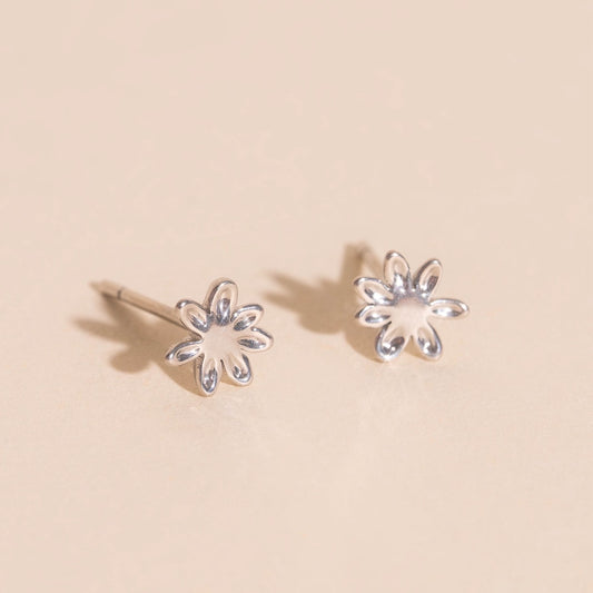 Mini Basic Flower Stud Earrings