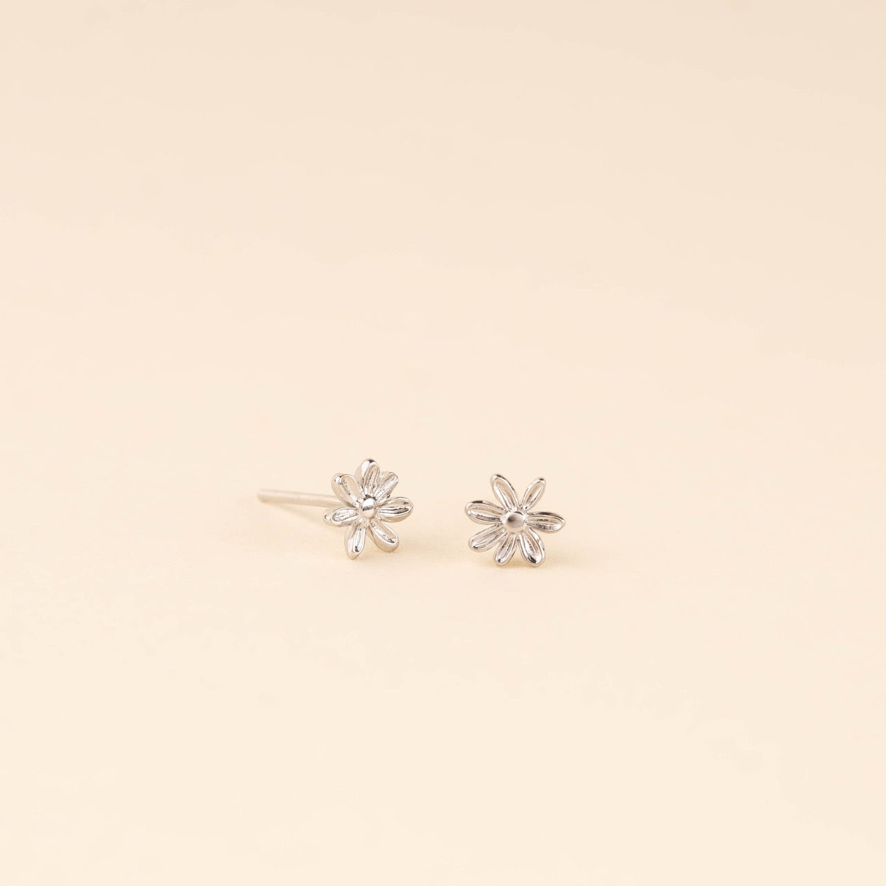 Mini Basic Flower Stud Earrings