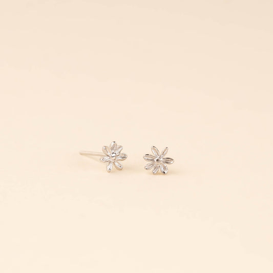 Mini Basic Flower Stud Earrings