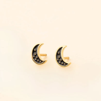 Moon Stud Earrings