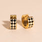 Argyle Super Chunky Huggie Hoop Earrings