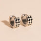 Argyle Super Chunky Huggie Hoop Earrings