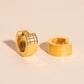 Excel Super Chunky Huggie Hoop Earrings