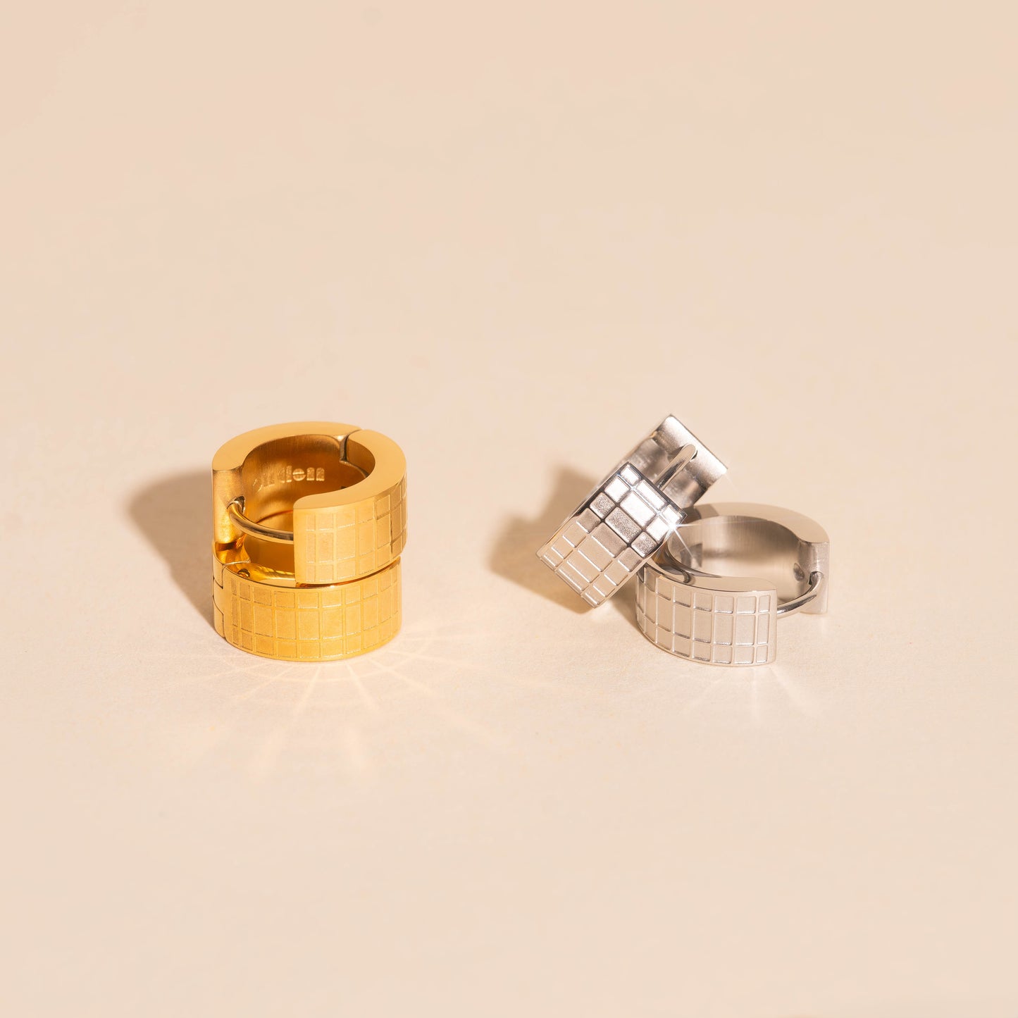 Excel Super Chunky Huggie Hoop Earrings