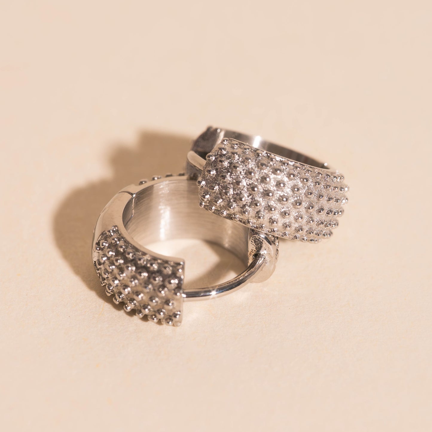 Party Super Chunky Huggie Hoop Earrings