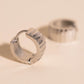 Scalloped Super Chunky Huggie Hoop Earrings