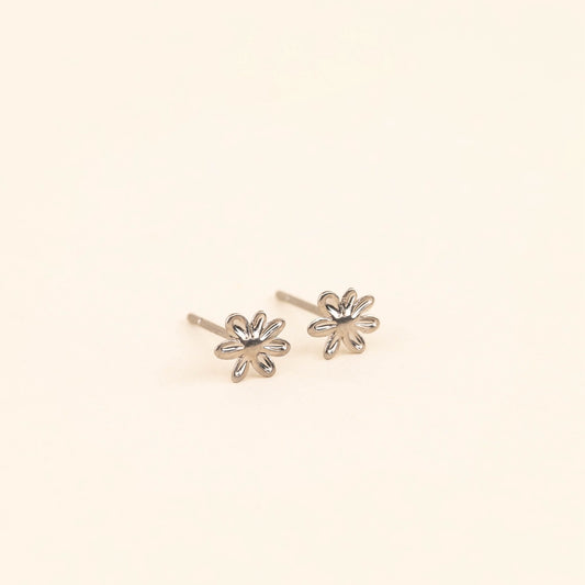 Mini Basic Flower Stud Earrings