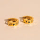 Star Chunky Huggie Hoop Earrings