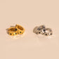 Star Chunky Huggie Hoop Earrings