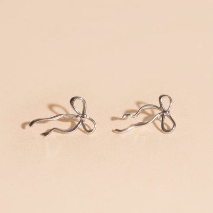 Dainty Bow Stud Earrings