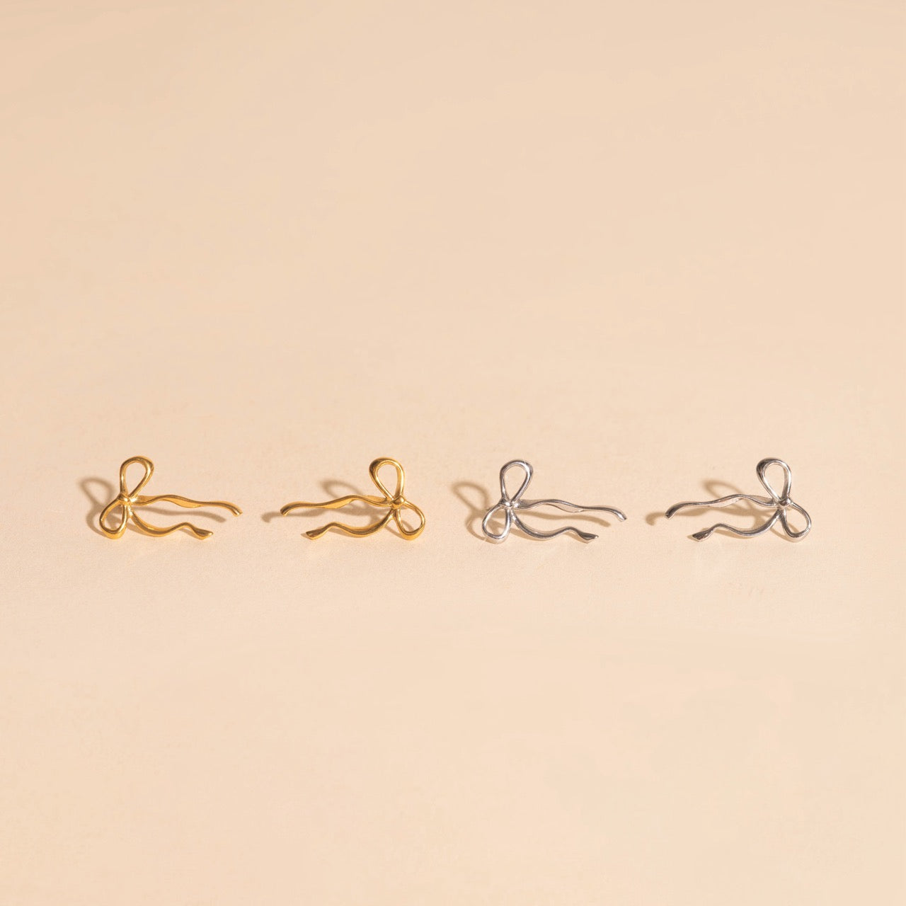 Dainty Bow Stud Earrings