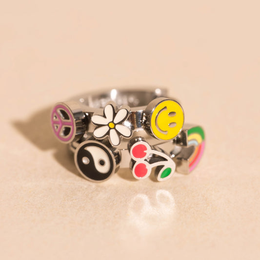 Groovy 3D Huggie Hoop Earrings