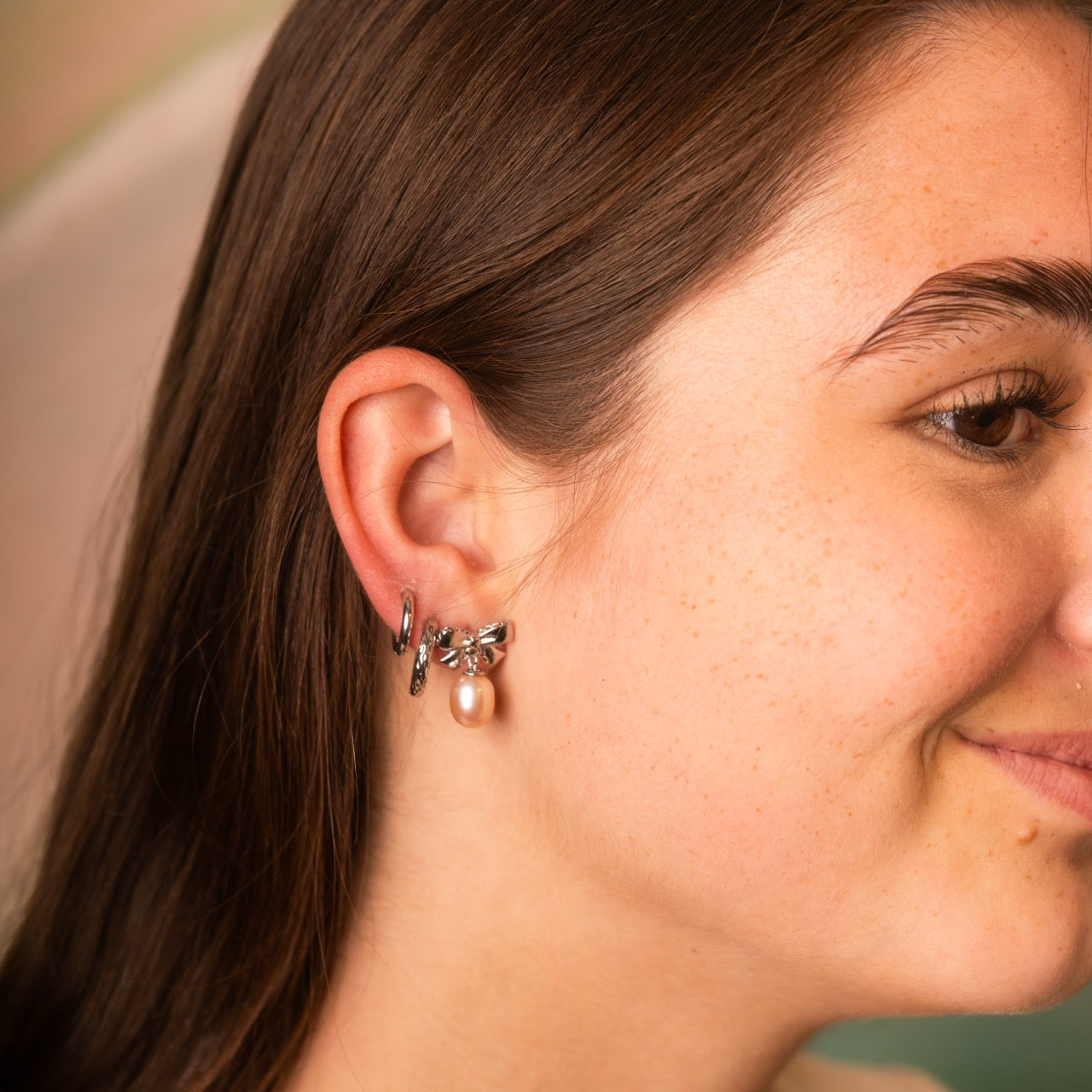 Mini Rounded Huggie Hoop Earrings