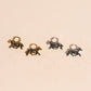 Zebra Huggie Hoop Charms