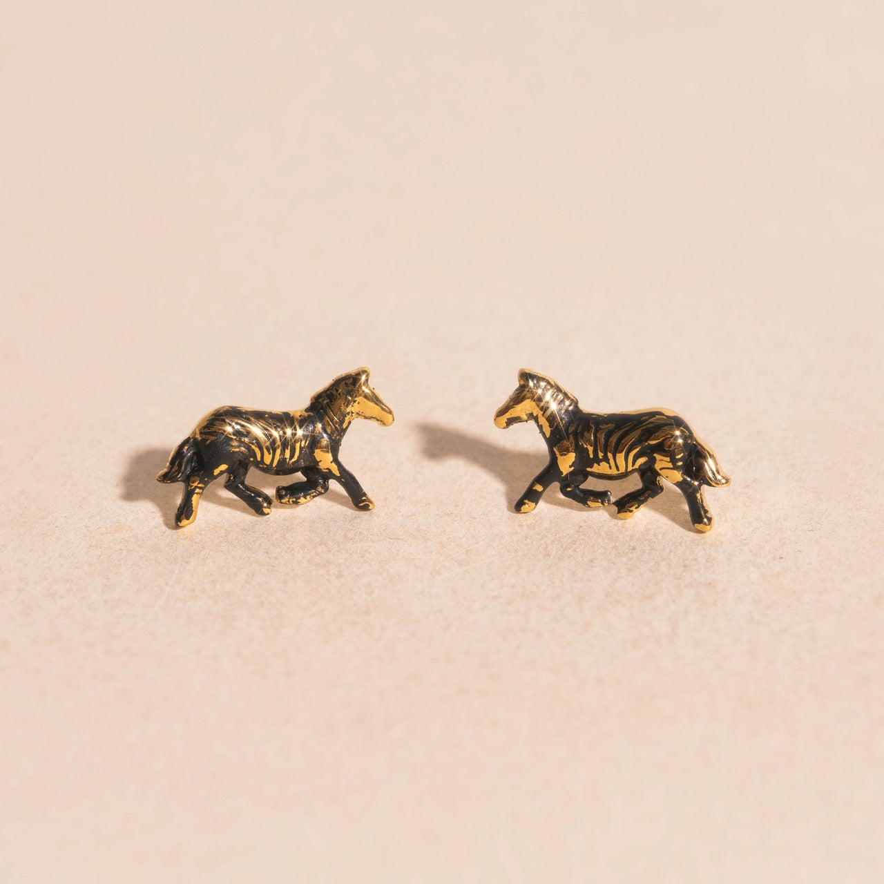 Zebra Mini Stud Earrings