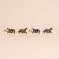 Zebra Mini Stud Earrings