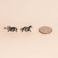 Zebra Mini Stud Earrings