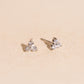 Crystal Trio Stud Earrings